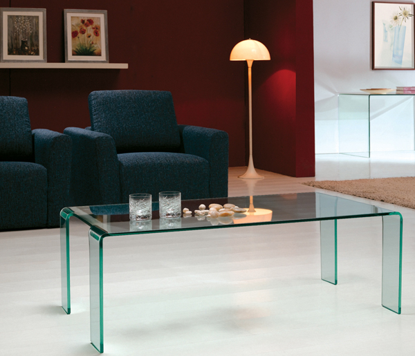Hot Bending Glass of Tea Table